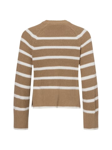 Vila Strickpullover VICasia in braun weiß - 0001