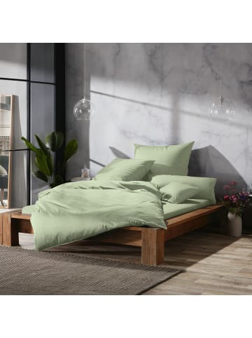 Erwin Müller Mako-Satin Bettwäsche Landshut in jade