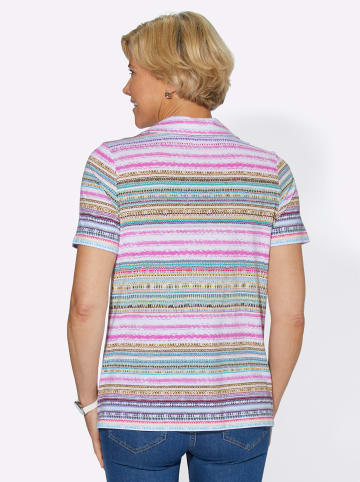 WITT WEIDEN Shirt in fuchsia-geringelt