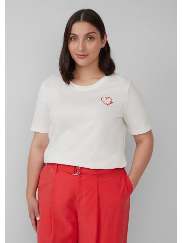 s.Oliver T-Shirt in 02D7_creme