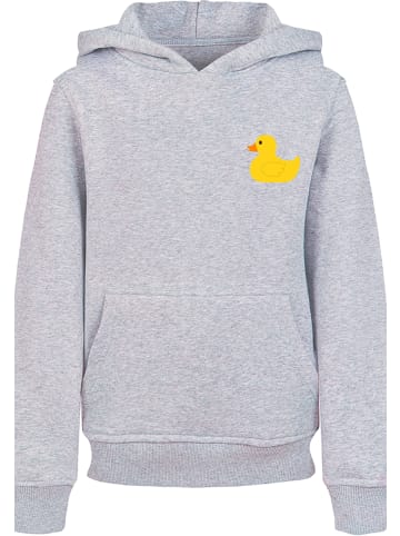 F4NT4STIC Hoodie Yellow Rubber Duck UNISEX HOODIE in grau meliert