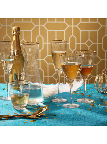 Butlers Butlers Wasserglas GOLDEN TWENTIES 4er-Set in Durchsichtig