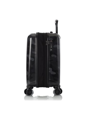 Heys Black Camo 4 Rollen Kabinentrolley S 53 cm mit Dehnfalte camo