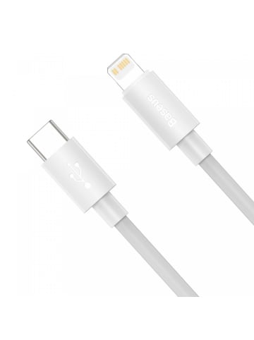 Baseus Baseus Simple Wisdom USB-C Kabel kompatibel mit iPhone in Weiß