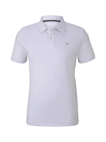 Tom Tailor Poloshirt 'Basic' in weiss