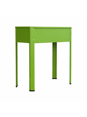 VCM  Metall Beet Pflanzkasten Hochbeet 80x35 Balora L in Grün