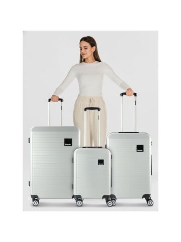 Bench Voyage 4 Rollen Kofferset 3-teilig in silber