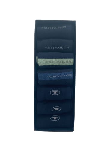 Tom Tailor 7er Pack Basicsocks in Geschenkboxindark navy