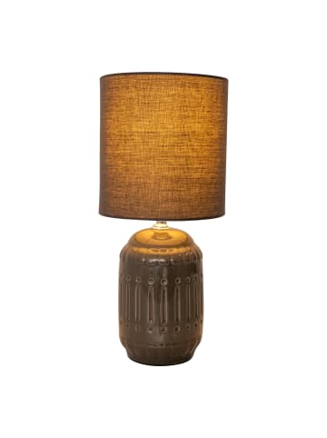 näve Tischleuchte "ERIDA" in grau - (L)13.5 cm x (B)13.5 cm x (H)30 cm