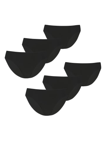 Puma 6er Pack Cotton Modal Briefs in Schwarz