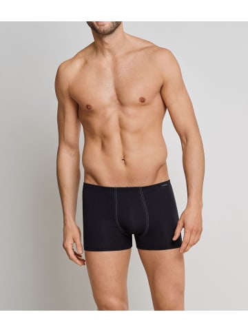 Schiesser Boxershorts 2er Pack in Schwarz