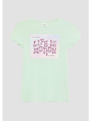 s.Oliver T-Shirt in 6080_ozeangrün