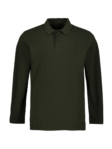 JP1880 Poloshirt in dunkel oliv