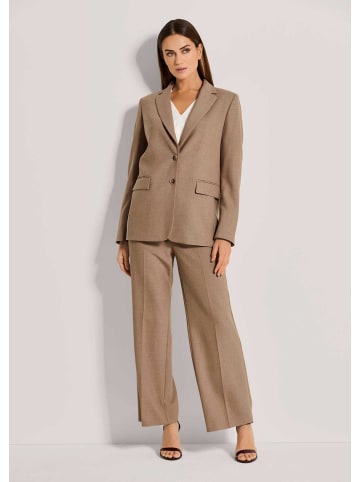 MADELEINE Eleganter Einreiher mit Reverskragen in caramel / melange