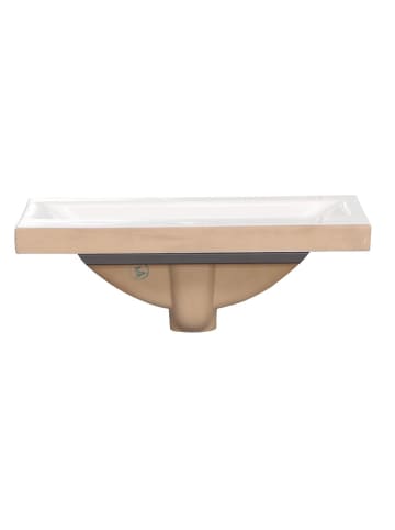 ebuy24 Waschbecken Lorin Weiß 52 x 40 cm