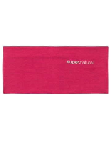 super.natural Merino Stirnband in pink