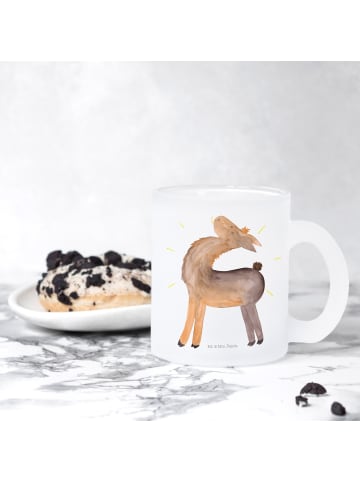 Mr. & Mrs. Panda Kaffeebecher Lama Stolz ohne Spruch in Transparent