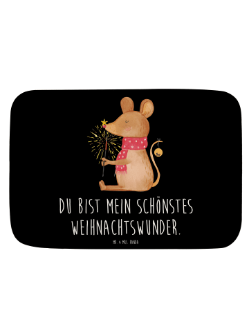 Mr. & Mrs. Panda Badvorleger Maus Weihnachten mit Spruch in Schwarz