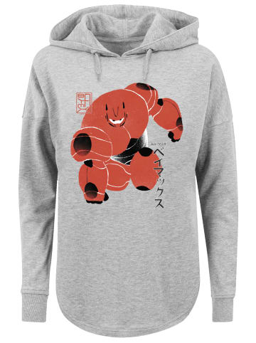 F4NT4STIC Oversized Hoodie Big Hero 6 Baymax Suite Pose in grau