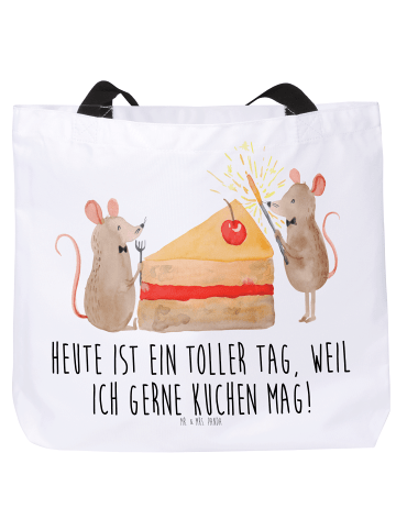 Mr. & Mrs. Panda Shopper Mäuse Kuchen mit Spruch in Weiß