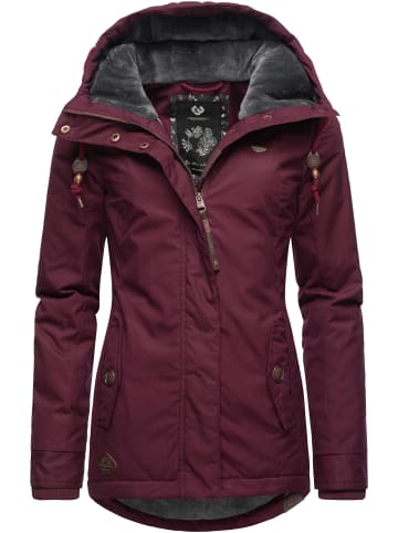 ragwear Winterjacke Monade in Wine Red22