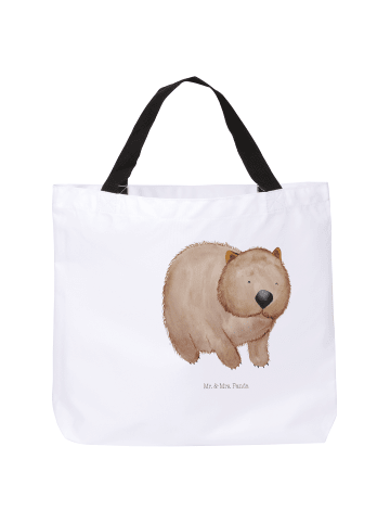 Mr. & Mrs. Panda Strandtasche Wombat ohne Spruch in Weiß