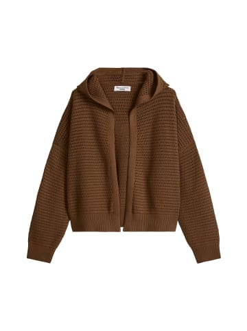 Marc O'Polo DENIM Kapuzen-Cardigan loose in Umbra Brown