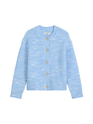 Marc O'Polo DENIM Chunky-Cardigan cropped in Blue Dusk