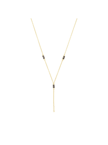 Amor Y-Collier Silber 925, gelbvergoldet in Gold
