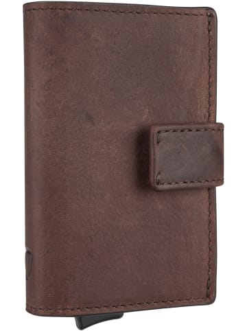 Strellson Kreditkartenetui Camden C-Three E-Cage SV8F in Dark Brown