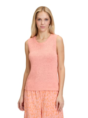 CARTOON Strick-Top mit Rundhalsausschnitt in Light Peach