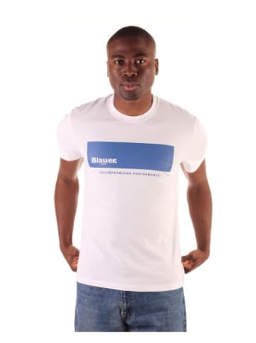 BLAUER USA Tshirt in Weiß