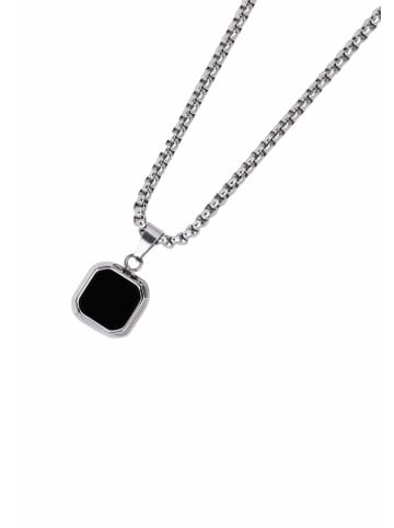 GT COLLECTION Kette mit Anhänger Zircon in schwarz