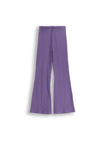 Coccodrillo Gerippte Leggings mit langem Bein in violett