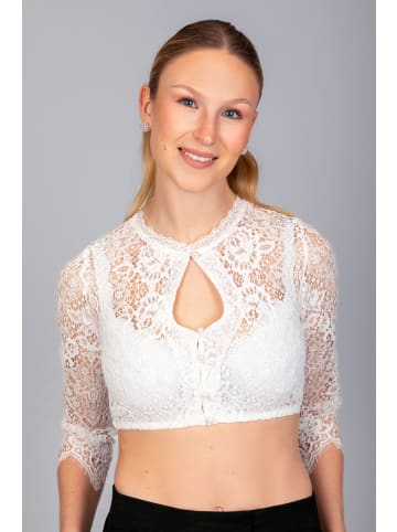Edelnice Dirndlbluse Lara in weiß