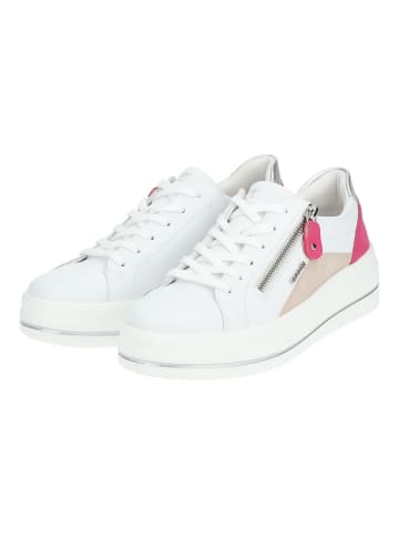 remonte Sneaker in Weiß/Pink