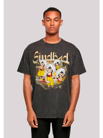 F4NT4STIC Oversize T-Shirt Sindbad Thunders Legacy in schwarz
