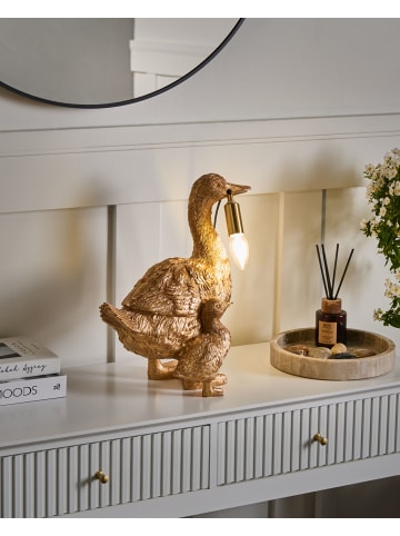 Beliani Tischleuchten DAFFY in Gold/Messing - (W) 21 x (H) 40 x (L) 33 cm