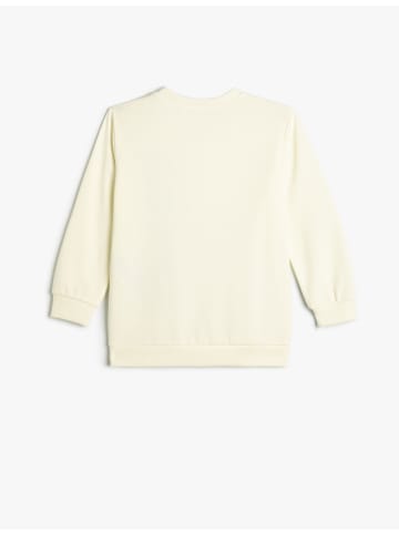 KOTON Sweatshirt in Ekru
