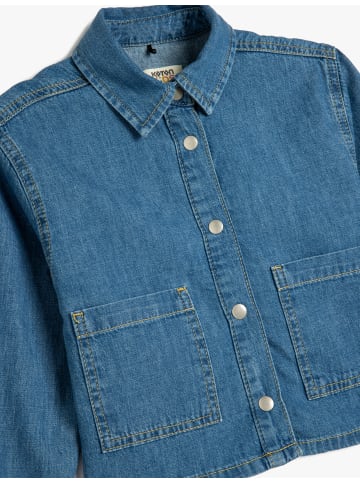 KOTON JACKSACKEN in Mittel Indigo