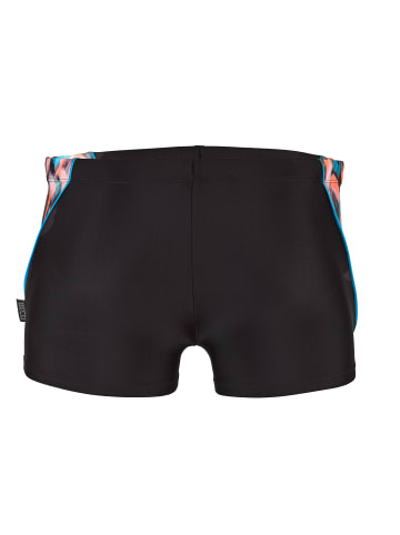 BECO the world of aquasports Badehose FEATHERS in schwarz-bunt