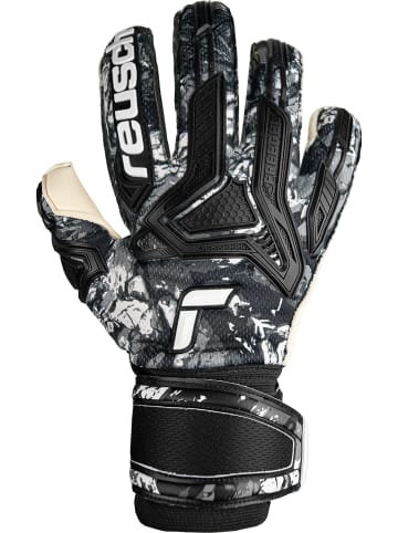 Reusch Unisex Torwarthandschuhe Attrakt Freegel Gold Evolution Cut in black/white