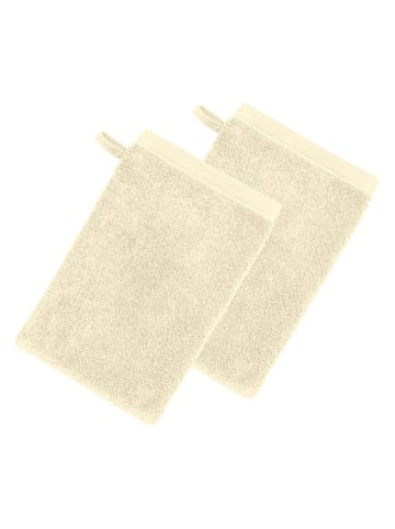 Erwin Müller Frottier Waschhandschuh 2er-Pack Heidenheim in natur