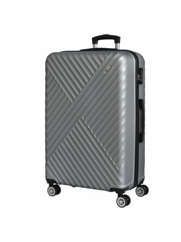 Paradise by CHECK.IN Kingston - 4-Rollen-Trolley Set 3tlg. (lila) in silber