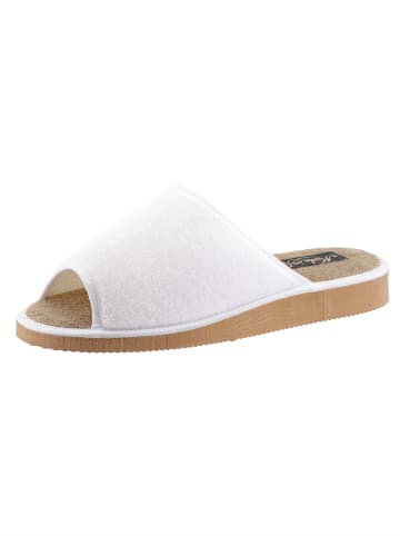 WITT WEIDEN Pantoffel in weiß + marine