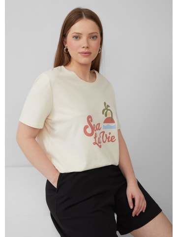 QS T-Shirt in 08D2_helles sand