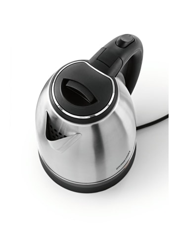 Gourmet Maxx Wasserkocher 1,8l 1500W Edelstahl  Silber