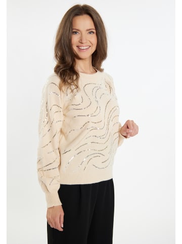 usha BLACK LABEL Strick Pullover in Creme