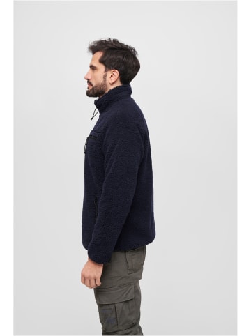 Brandit Zip-Kapuzenpullover in navy