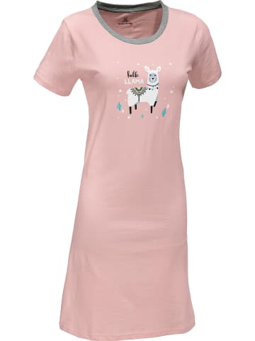 Erwin Müller Single-Jersey Nachthemd in rosa